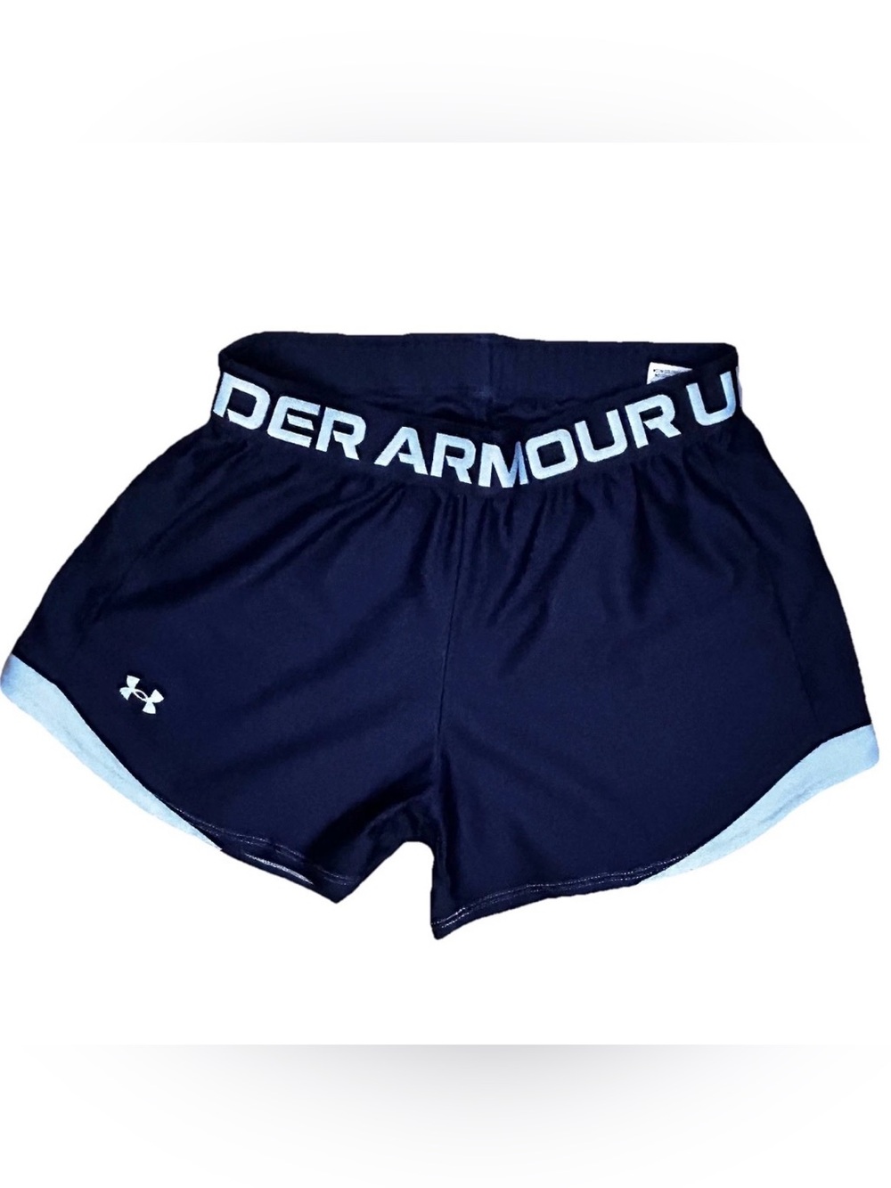 Under Armour Women's black and white Athletic Shorts